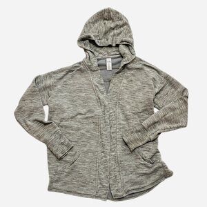 Athleta Girl M(8-10) hooded cardigan sweatshirt